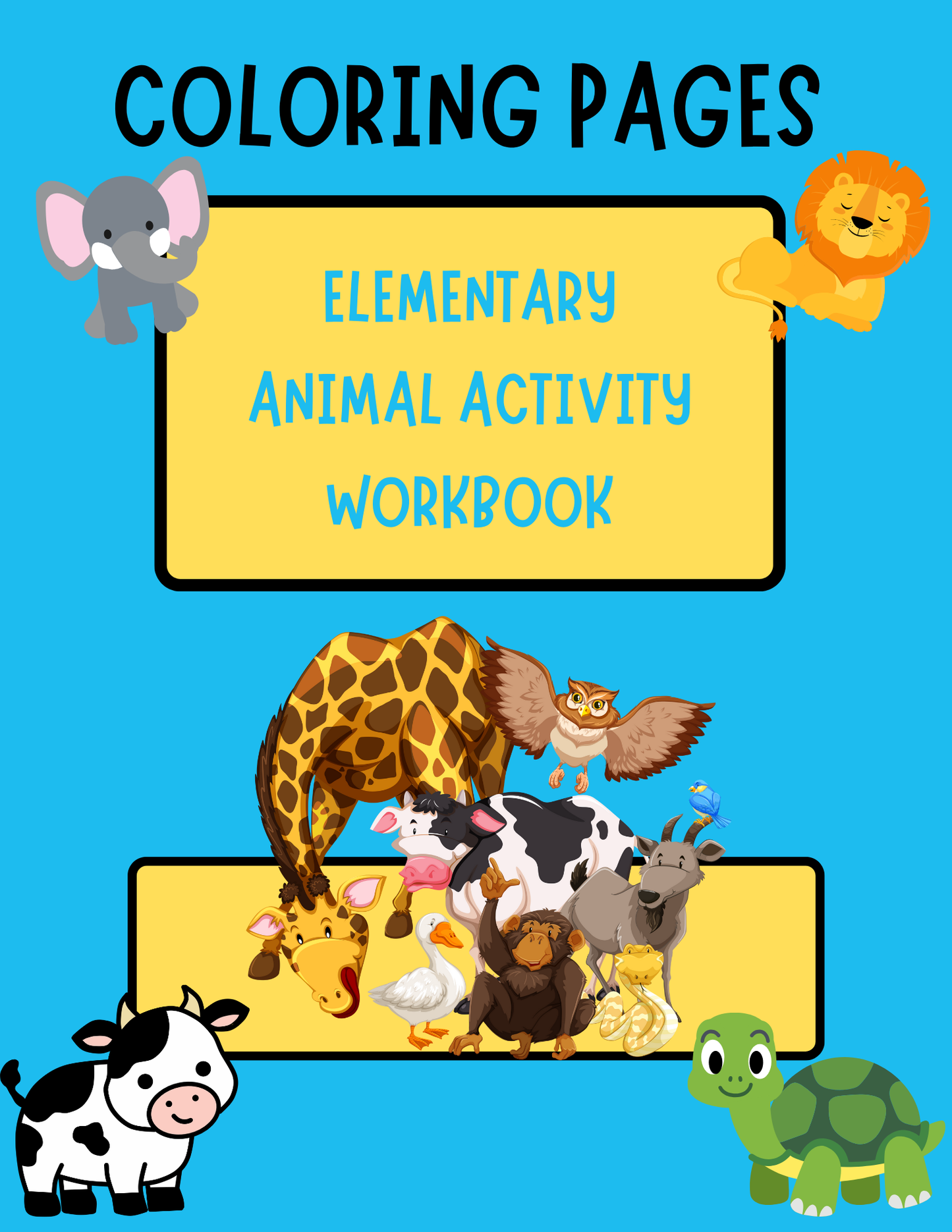 Elementary School Workbook Editable Template