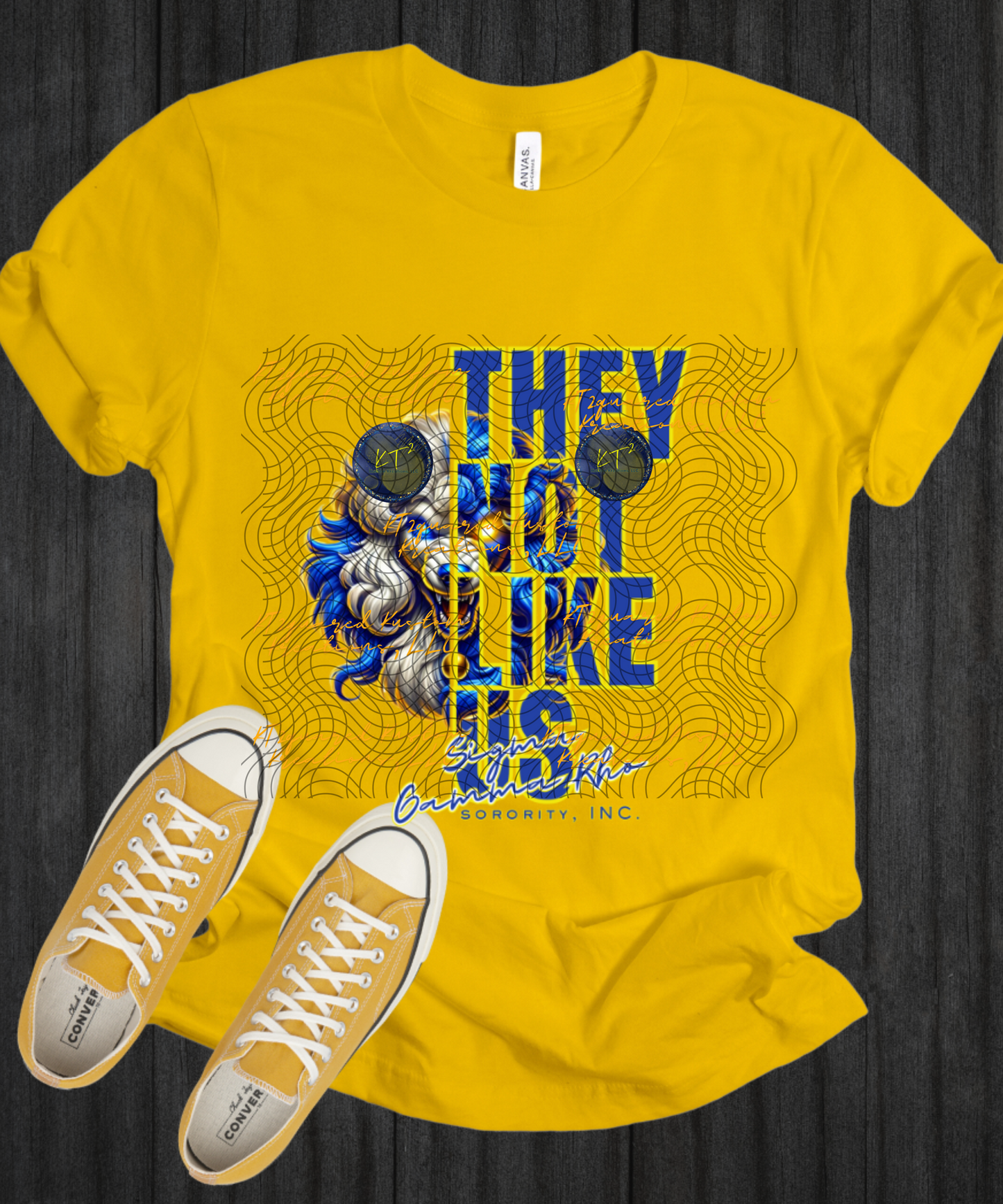 SIGMA GAMMA RHO They Not Like Us Design, Blue