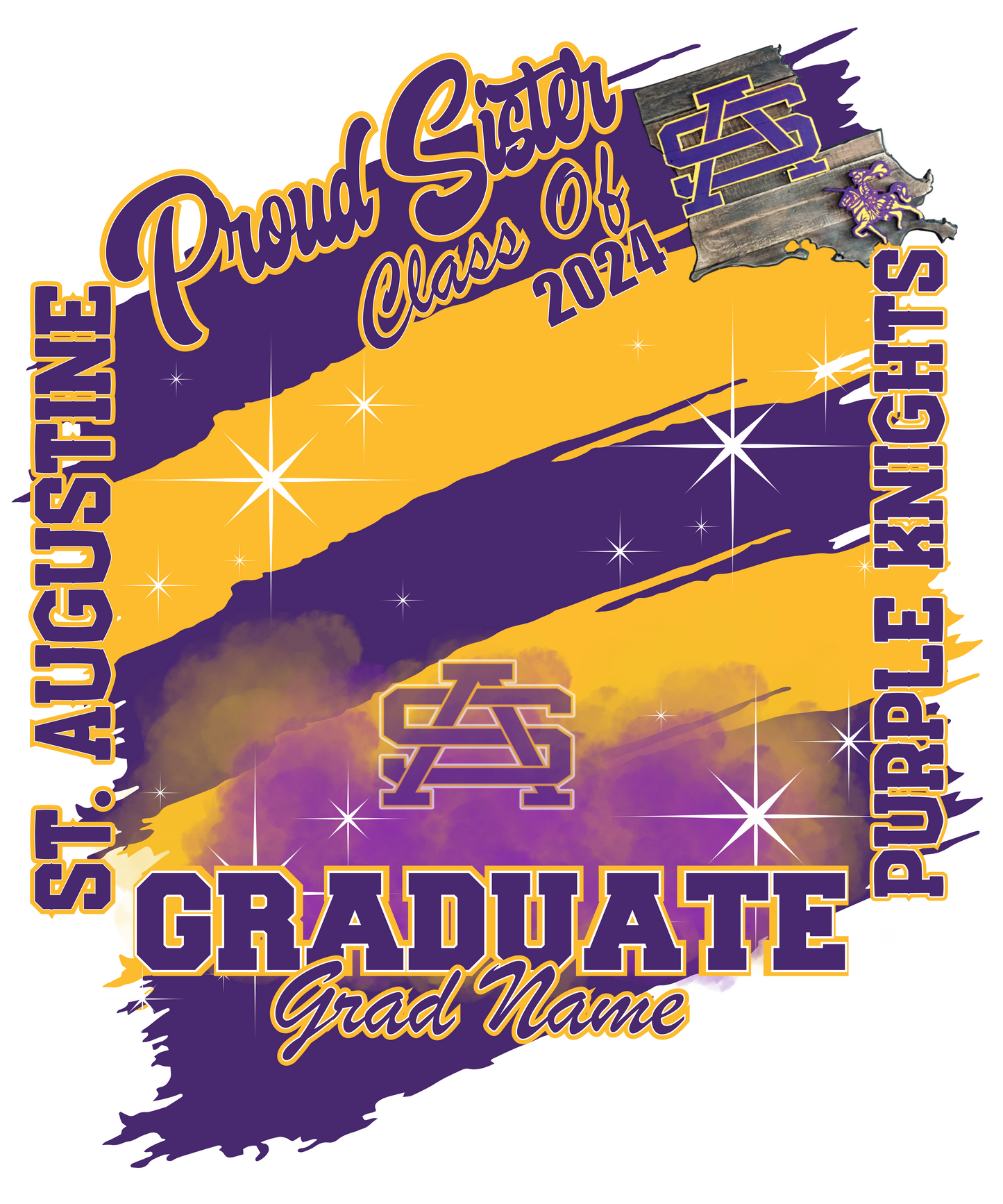 9 Editable Saint Augustine Graduate and Family of Graduate Designs